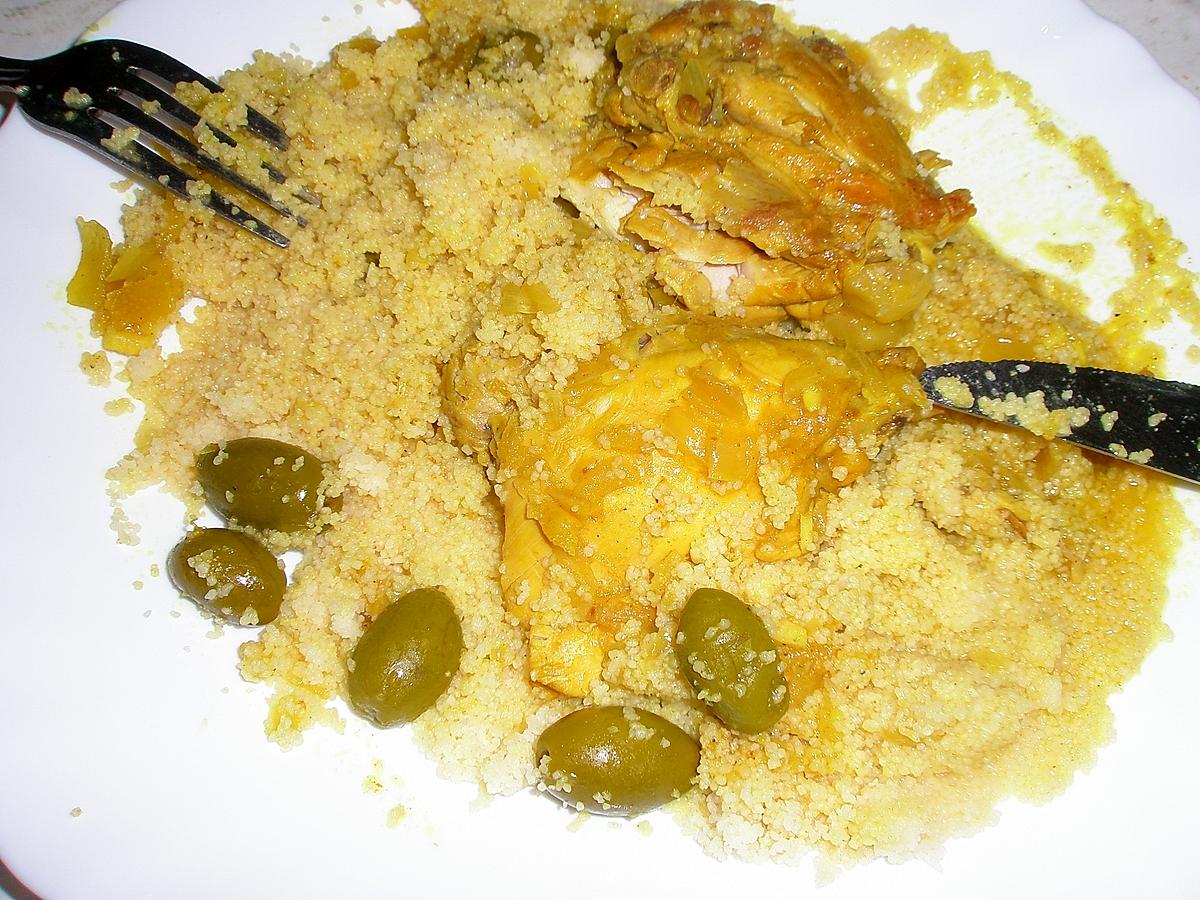 recette Tajine de poulet au citron et olives