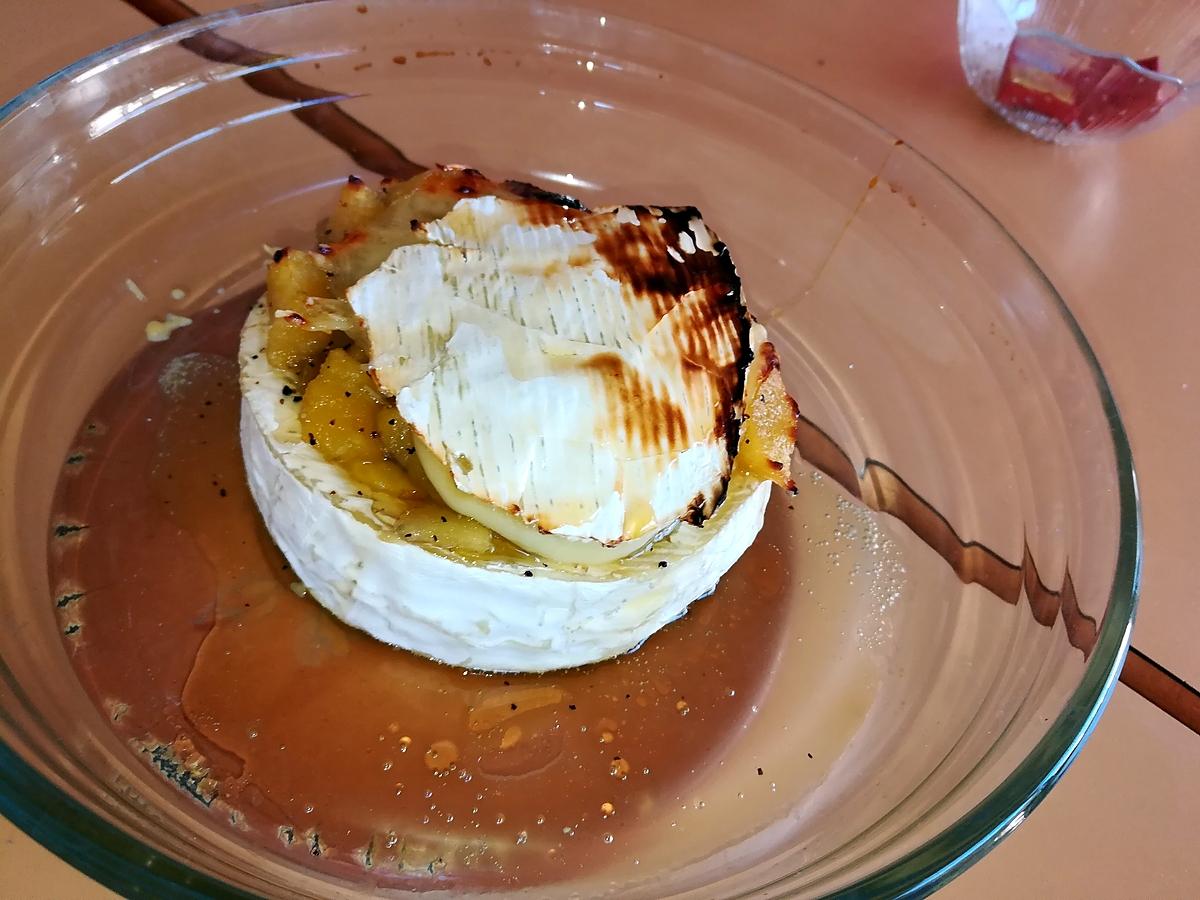 recette Camembert rôti au poires