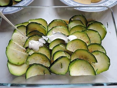 recette Gratin dauphinois et ses courgettes, plat végétarien