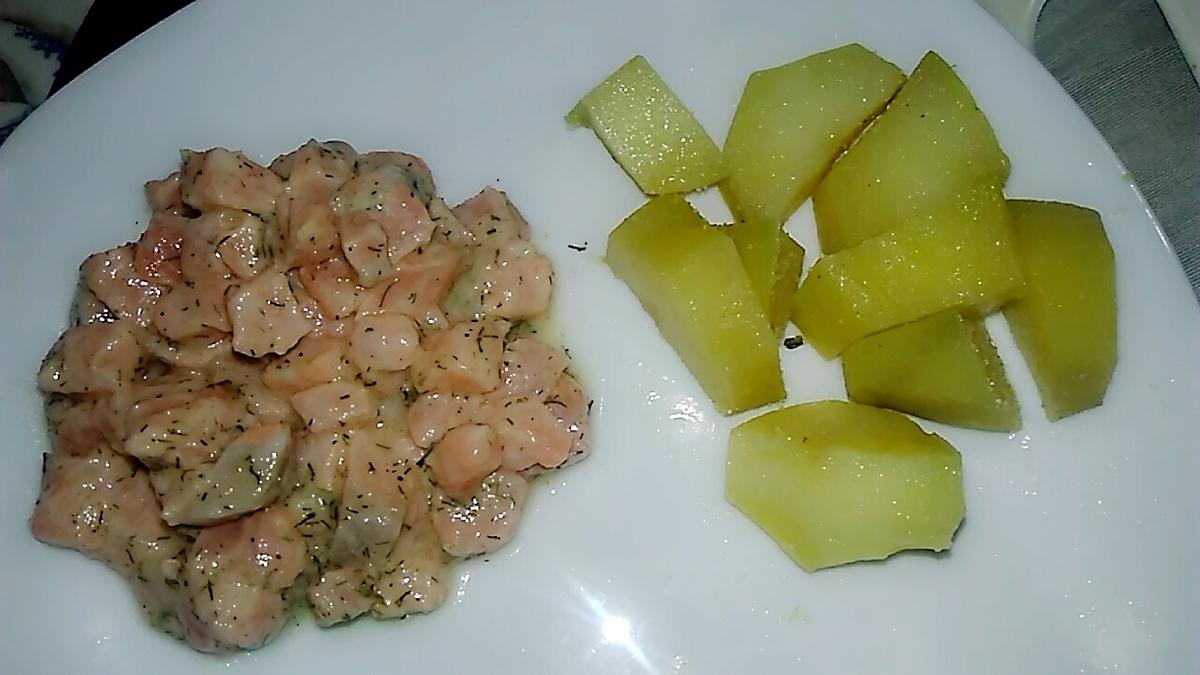 recette Tartare de saumon