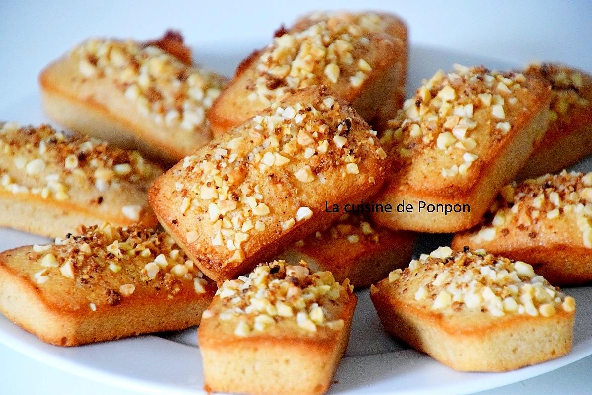 recette Financier à la crème de marron aux éclats de châtaignes