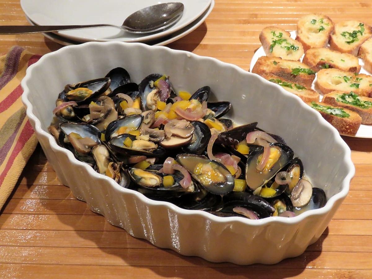 recette Moules exquises à l’orientale +