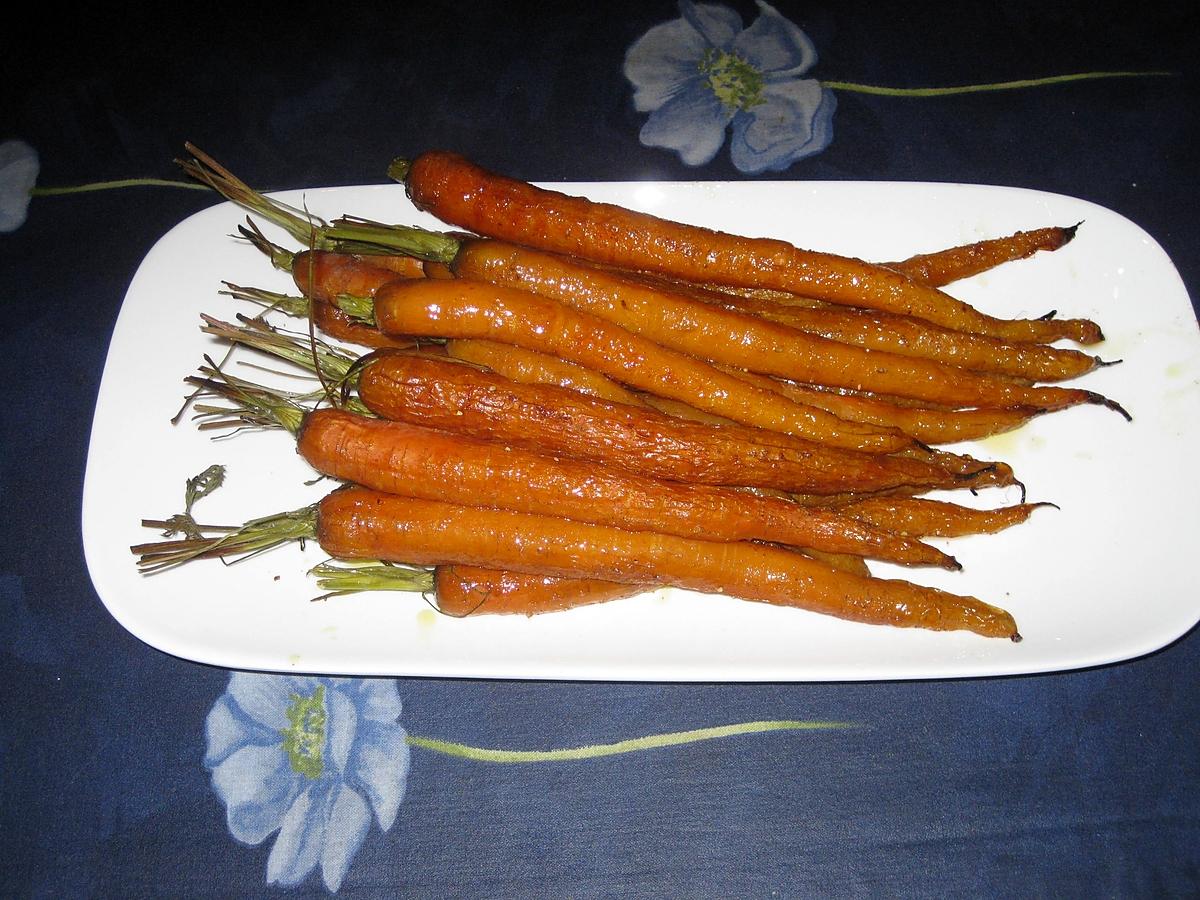 recette Carottes rôties au four