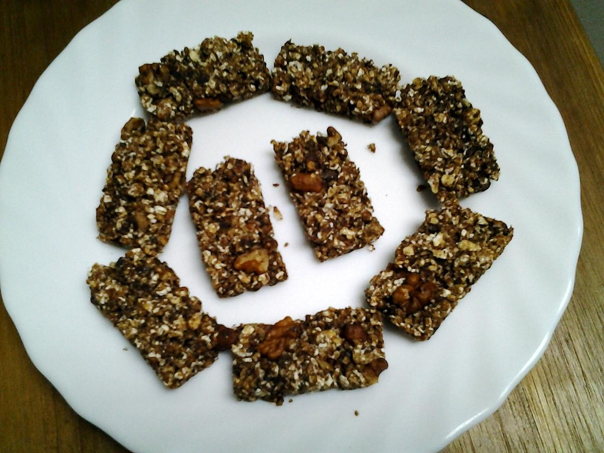 recette Barre petit  déjeuner avec flocons d'avoine