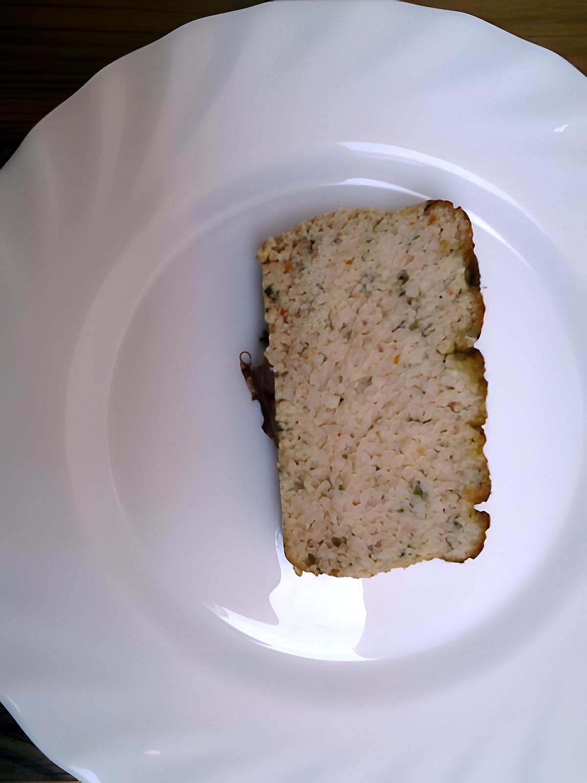 recette Cake surimi,estragon avec tofu
