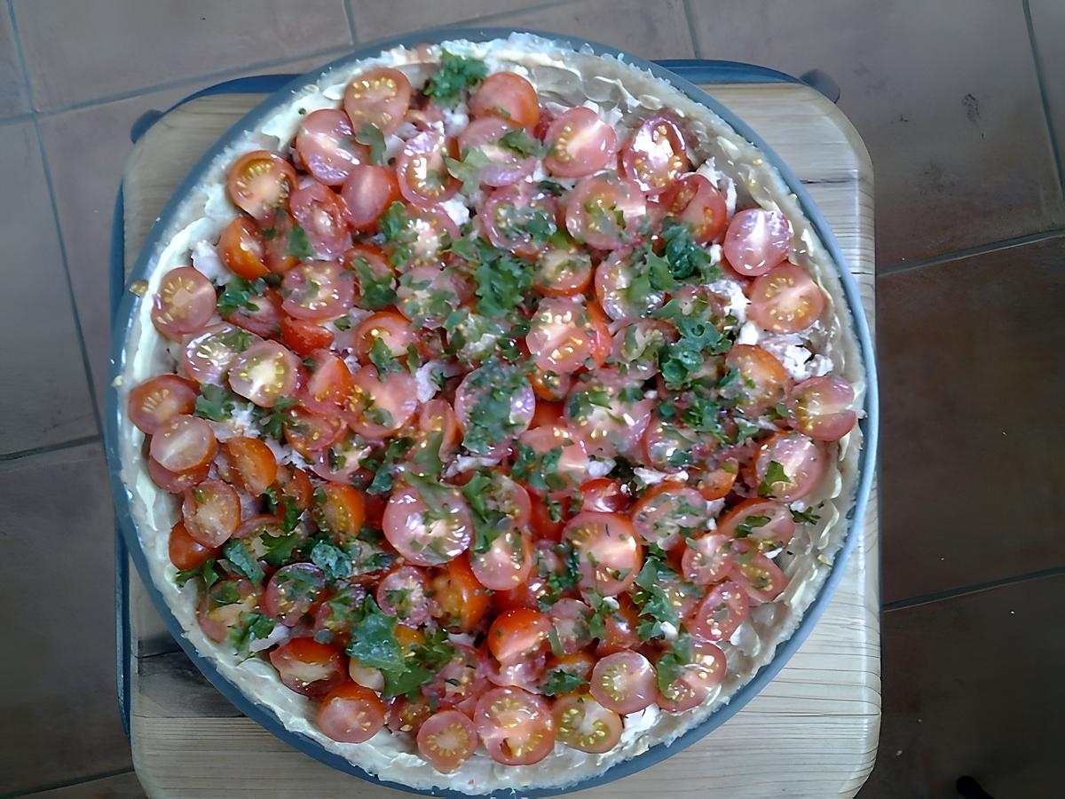 recette Tarte tomate et thon pour 6 personnes