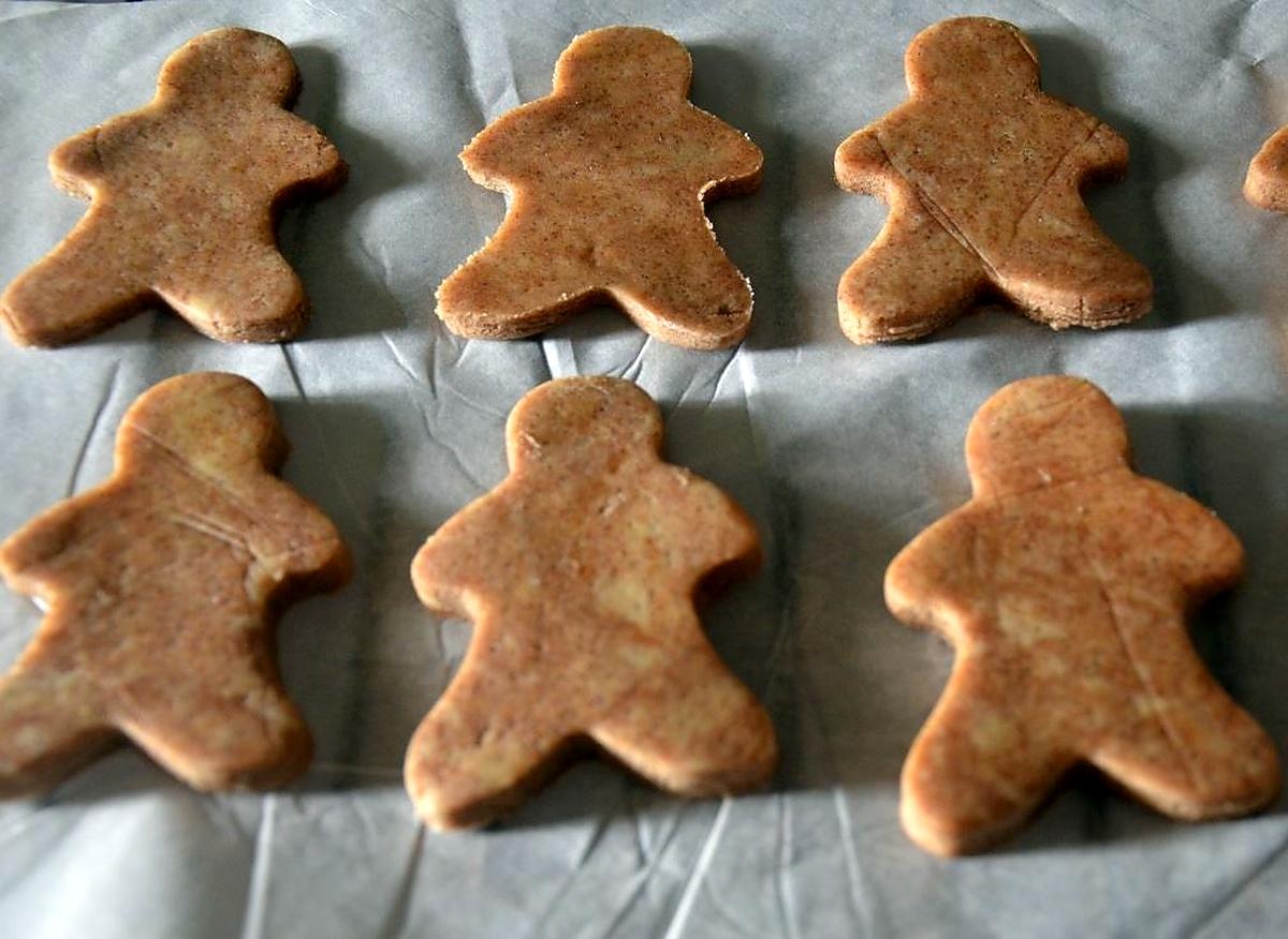 recette Bonhommes de Noel en sablés spéculoos