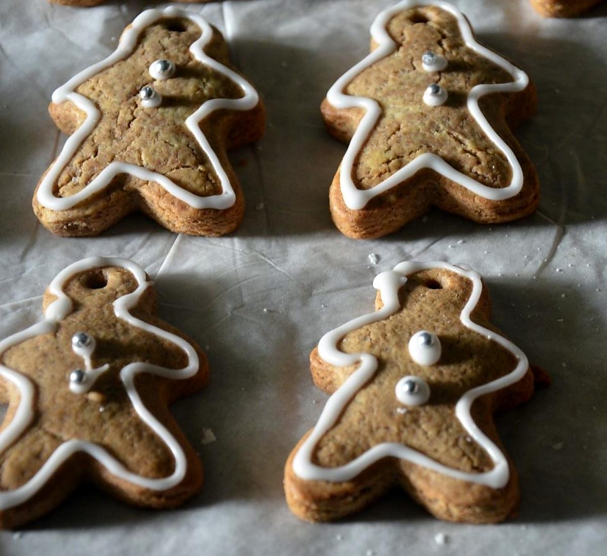 recette Bonhommes de Noel en sablés spéculoos