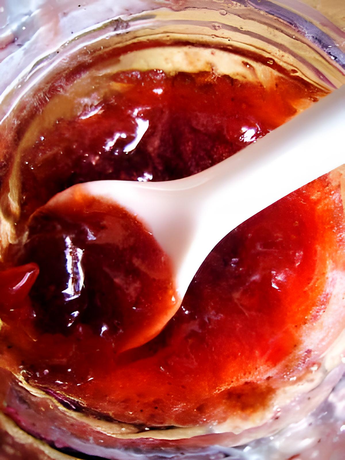 recette Confiture fraise et rhubarbe