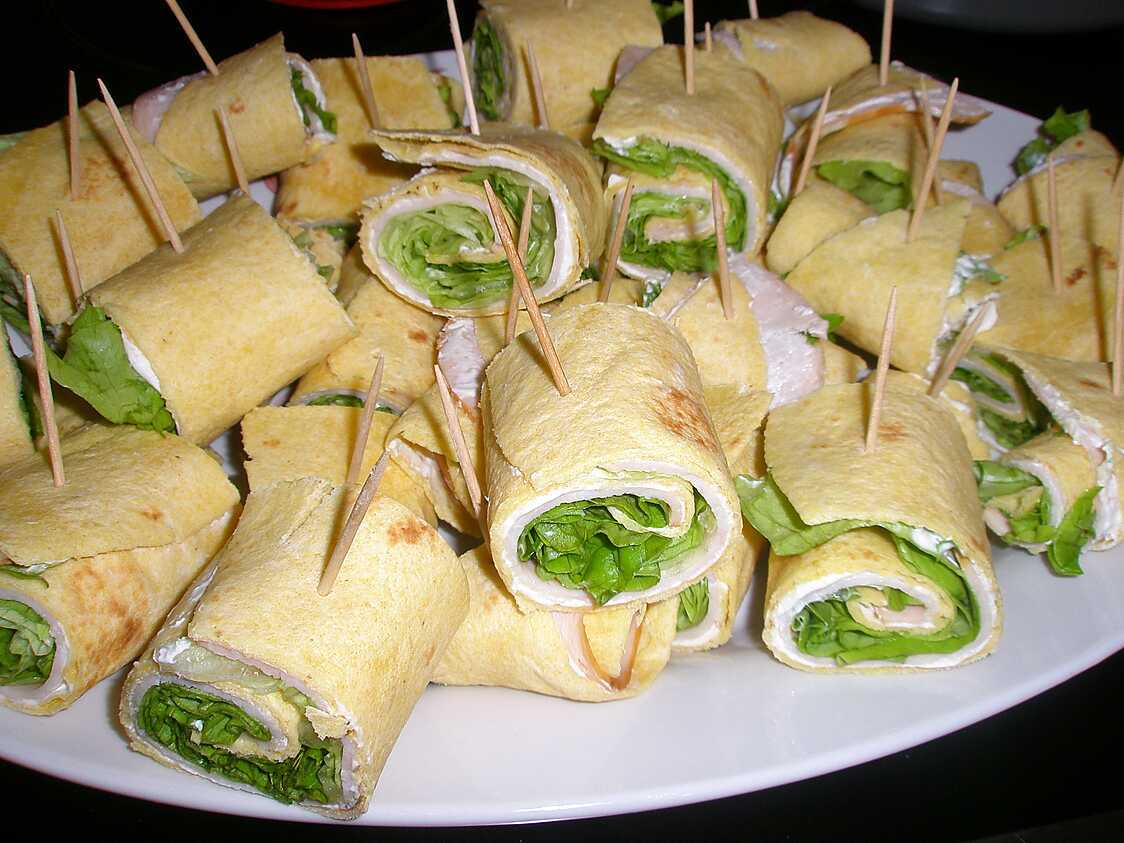 Recette de Wraps de poulet au St Môret