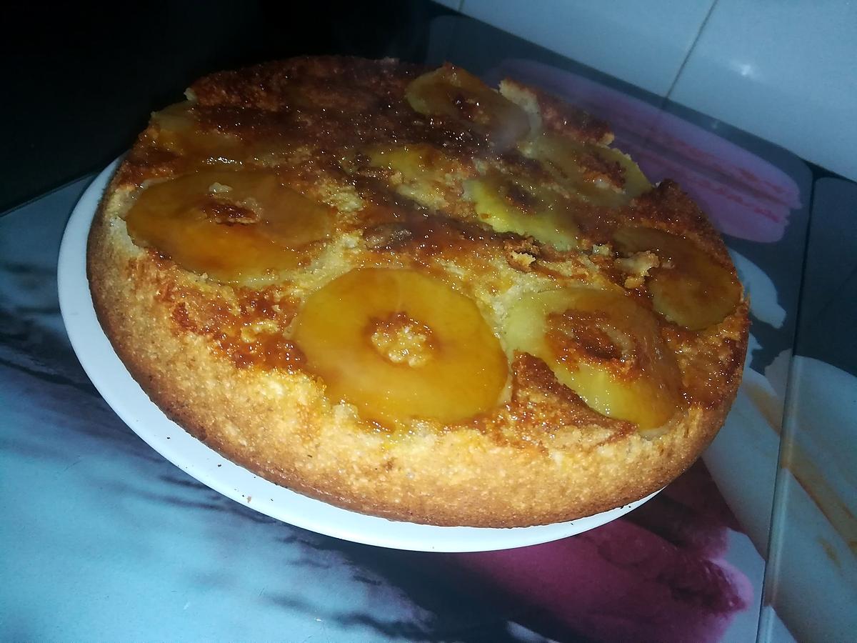 recette Gâteau renversé au pommes