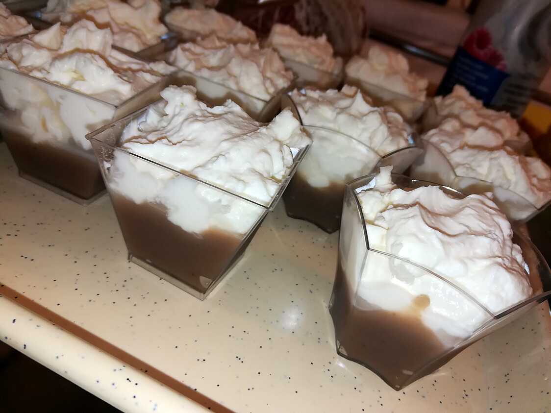 Recette de Verrines mascarpone crème de marron