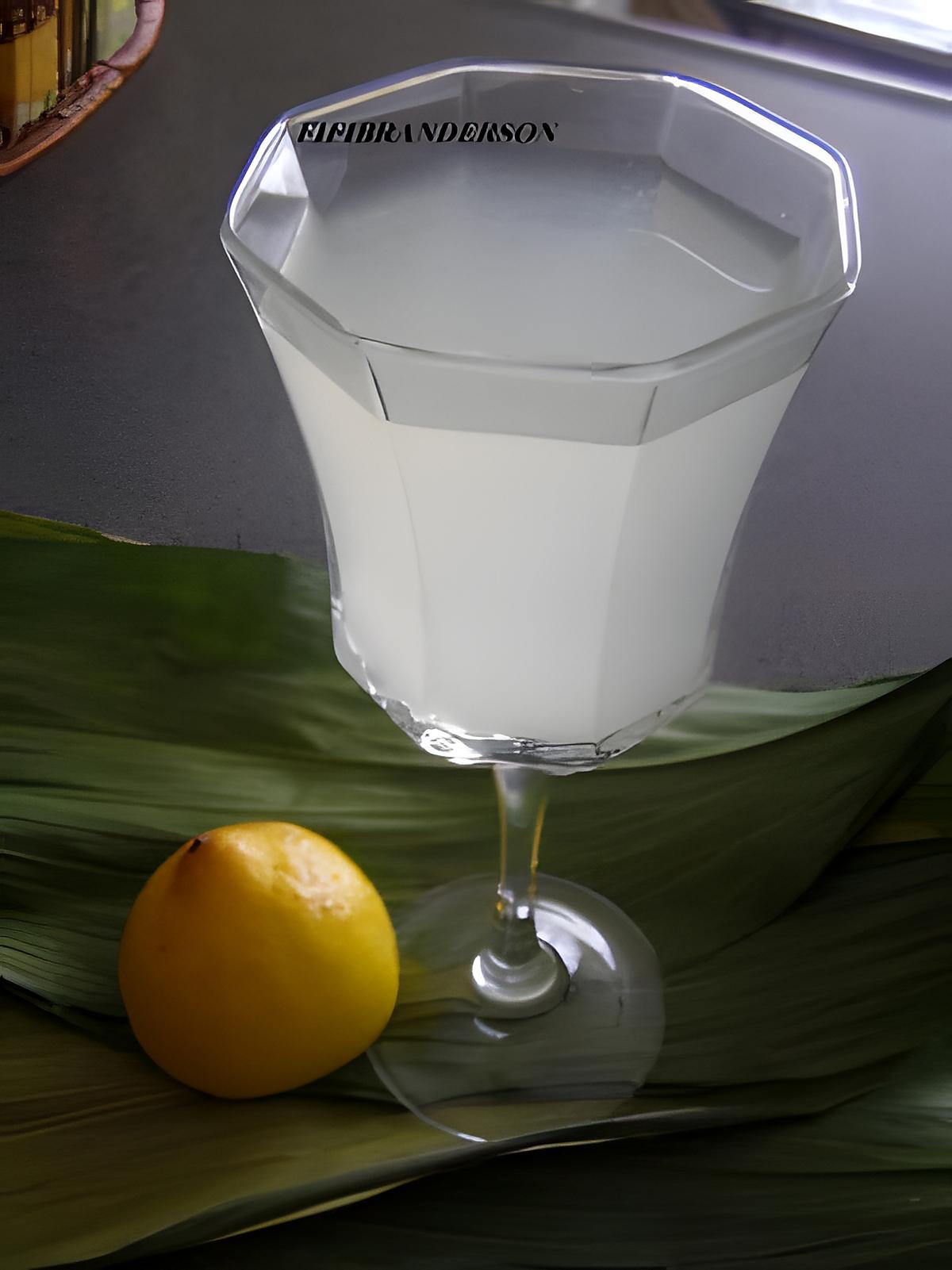 recette jus de citron