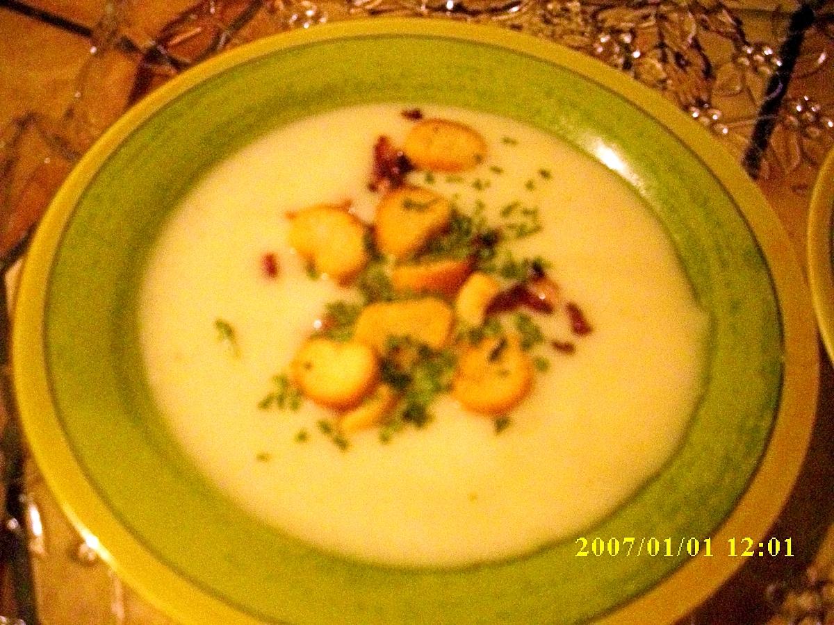 recette Velouté de panais façon tartiflette