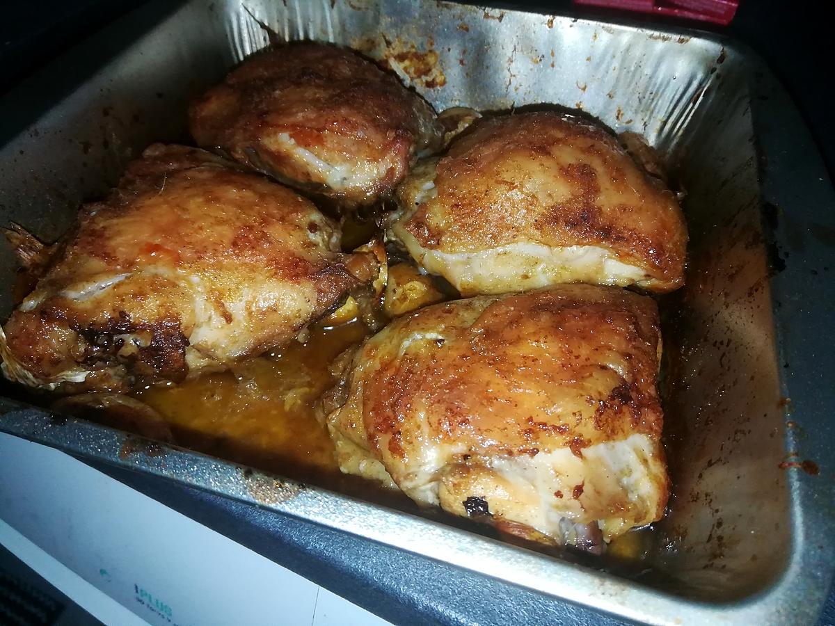 recette Poulet rôti a la citronnelle