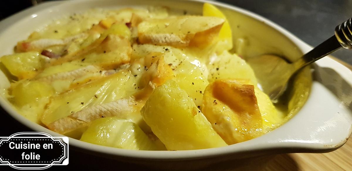 recette Tartiflette aux poireaux