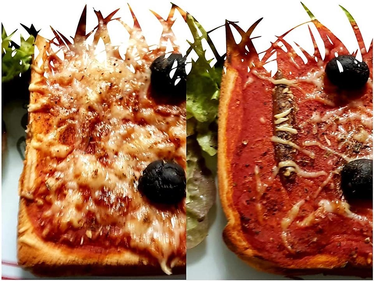 recette croque pizza