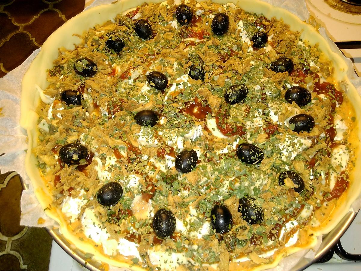 recette quiche sardine tomates mozza