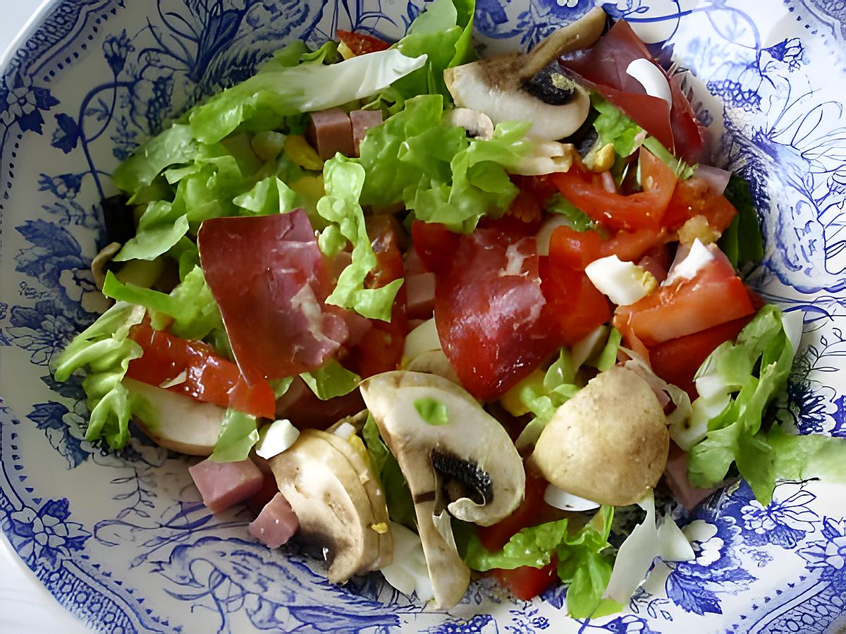 recette SALADE GOURMANDE