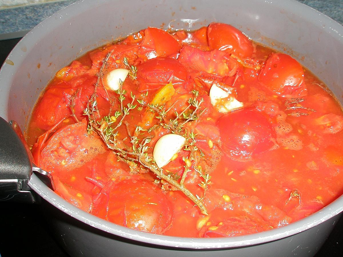 recette Mon coulis de tomates au basilic