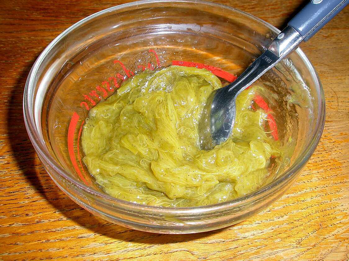 Recette de Compote de rhubarbe à la vanille