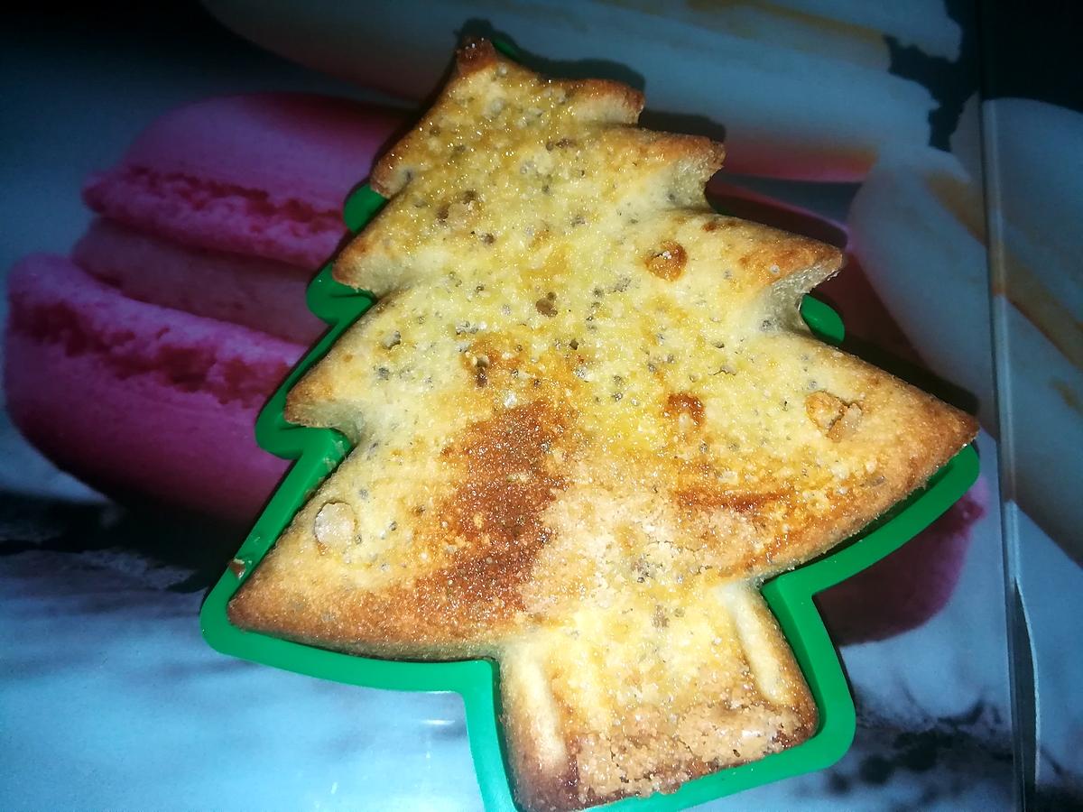 recette Gâteau sapin de Noel aux graines arôme chocolat cookies