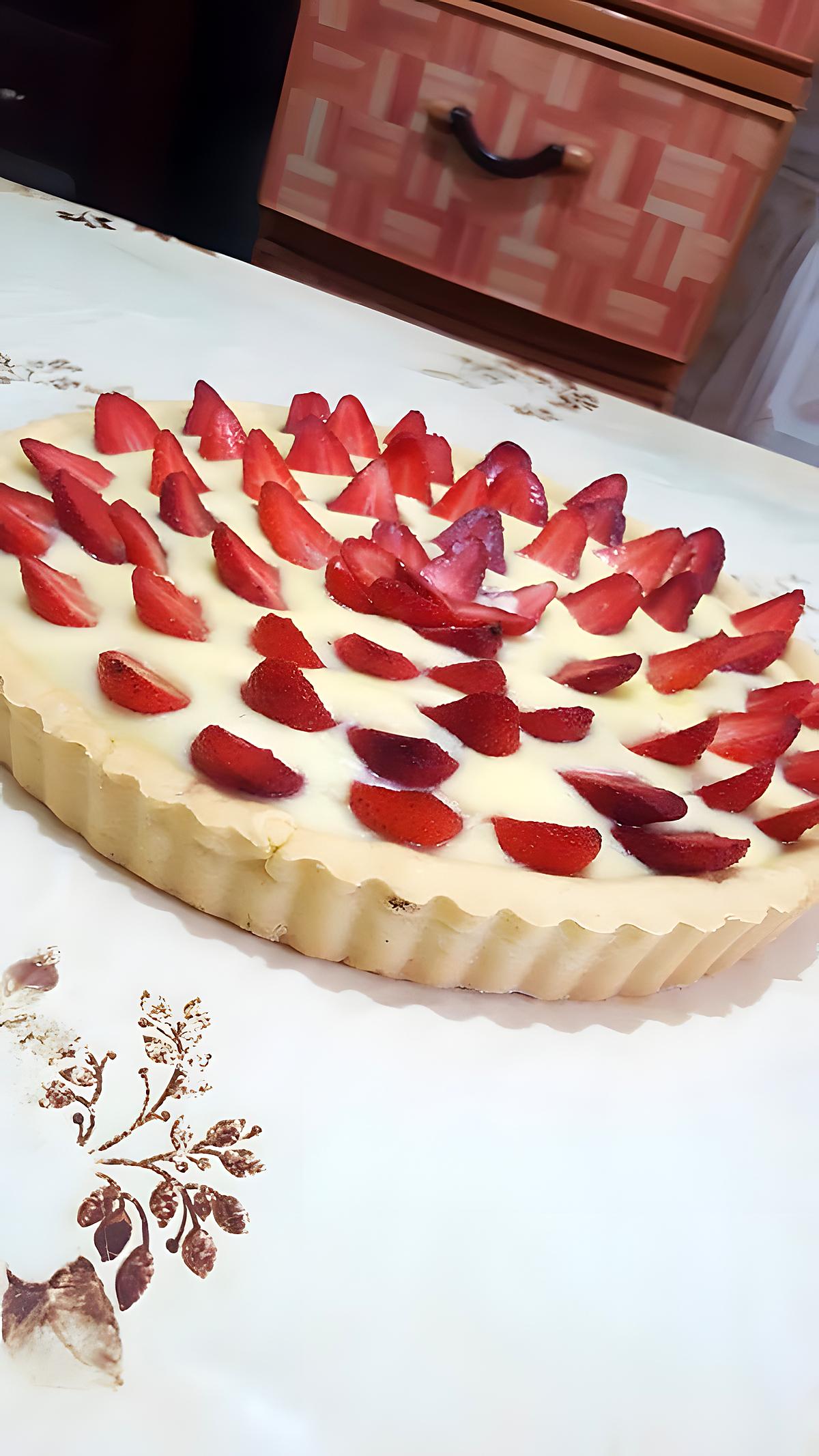 recette Tarte aux fraises