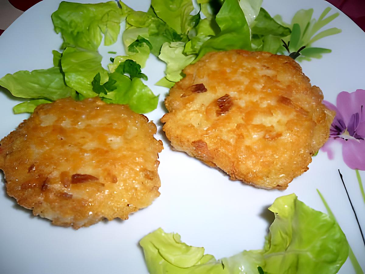 recette Galettes de risotto