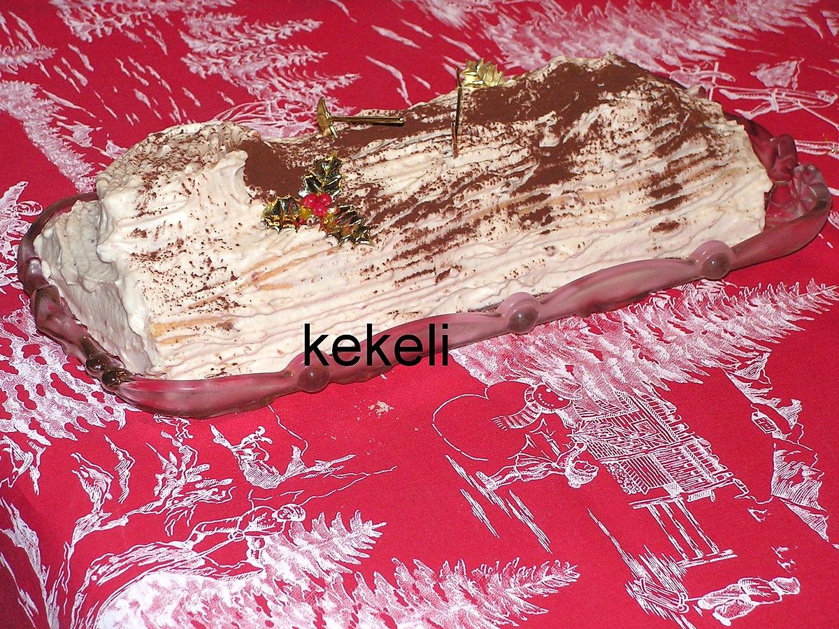 recette Bûche  gout châtaigne