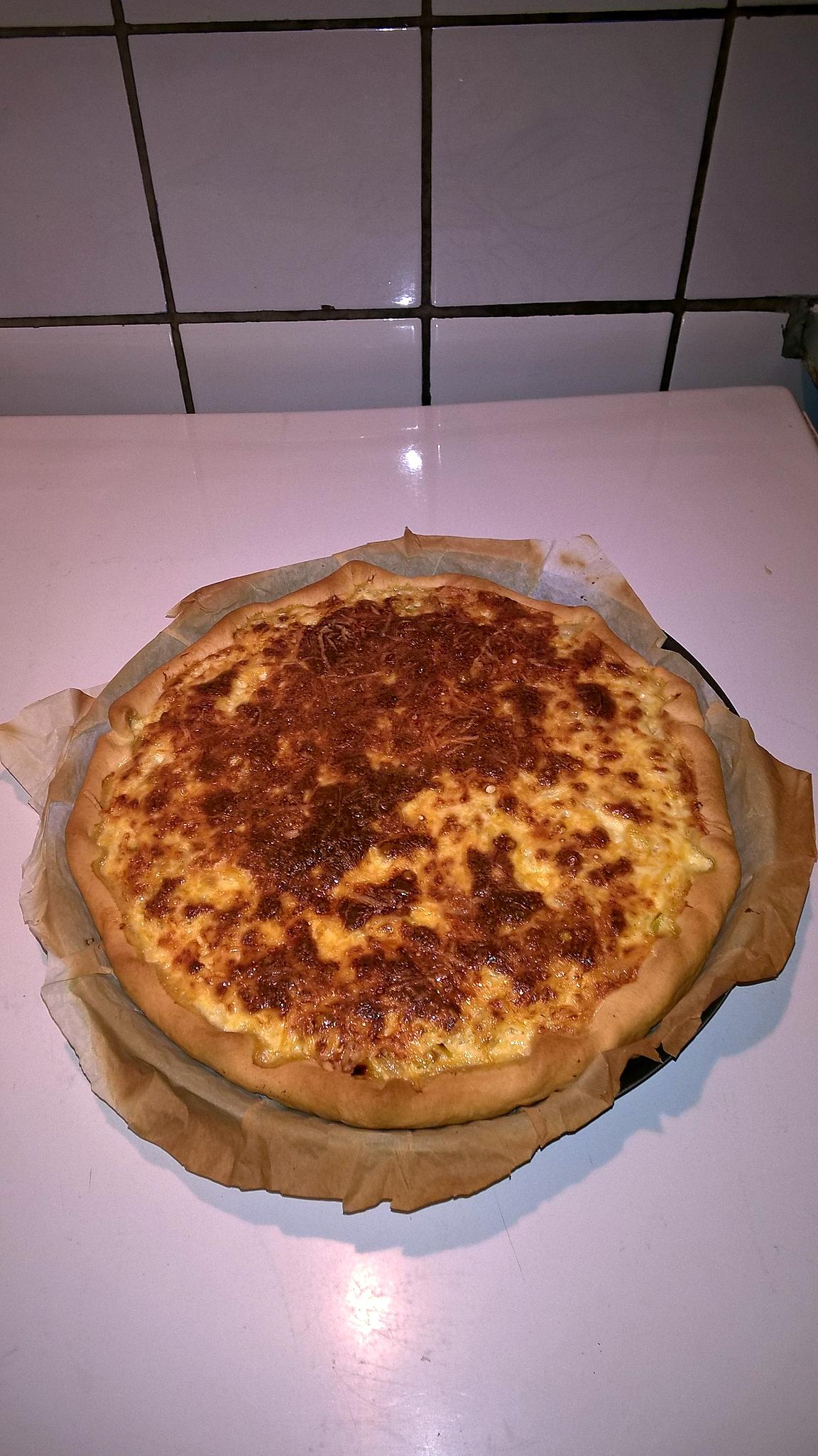 recette quiche poireau,chèvre