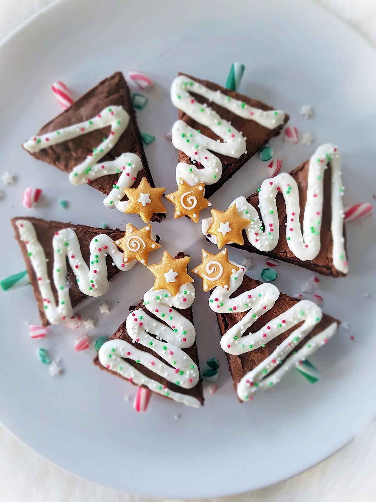 recette Brownie de Noël ... déguisé en sapin !