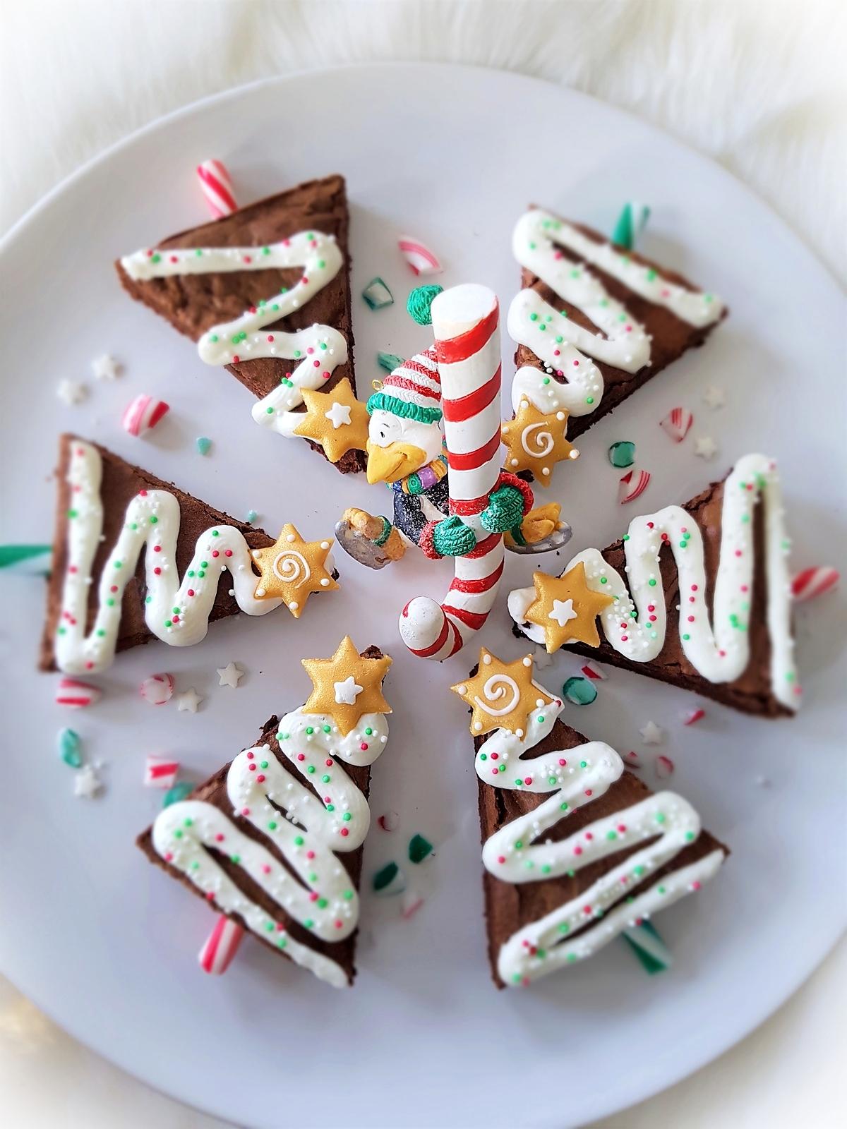 recette Brownie de Noël ... déguisé en sapin !