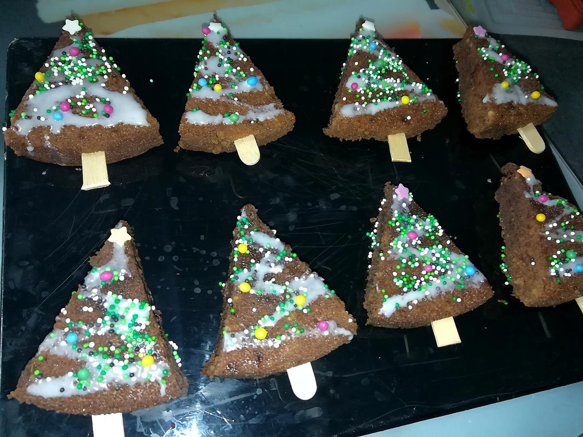 recette Gâteau sapin de noël