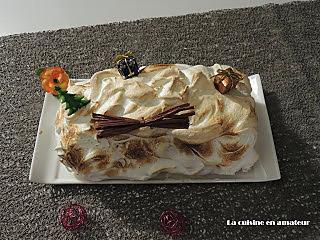 recette Bûche meringuée