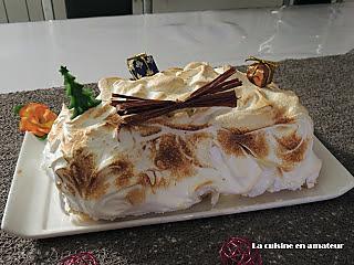 recette Bûche meringuée