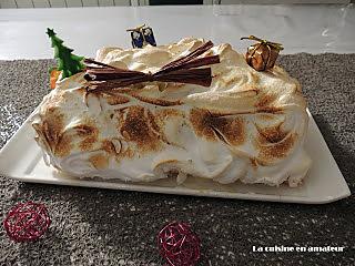 recette Bûche meringuée