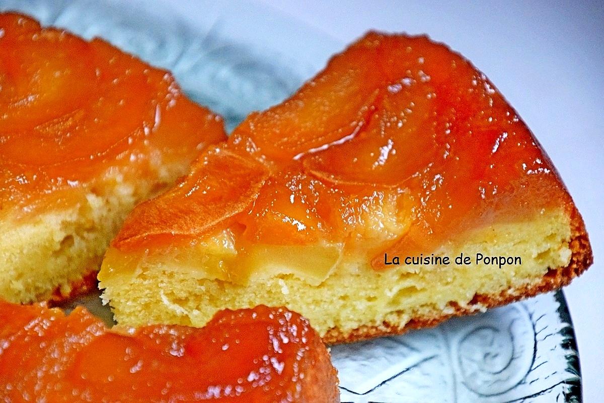 recette Gâteau tatin aux pommes caramélisées parfumé à la poudre de combava