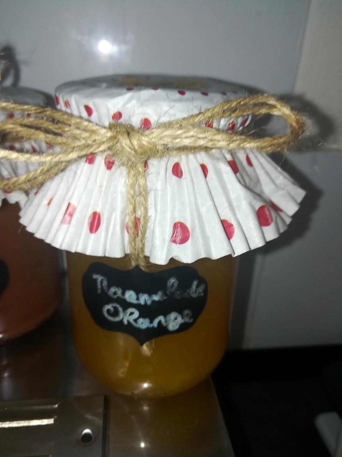 recette Marmelade d'orange