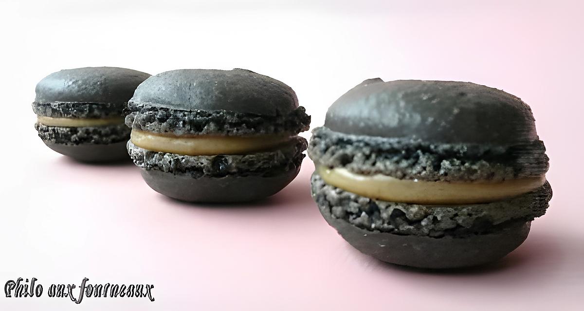 recette Macarons ganache à la réglisse