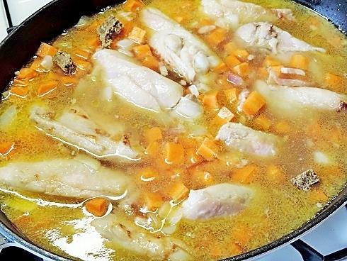 recette Poulet aux carottes, mijoté à la Leffe