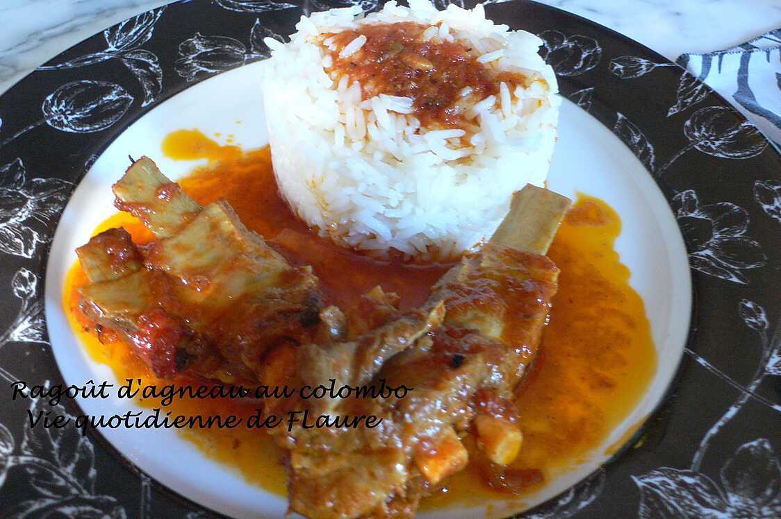 Recette de Ragoût d'agneau au colombo