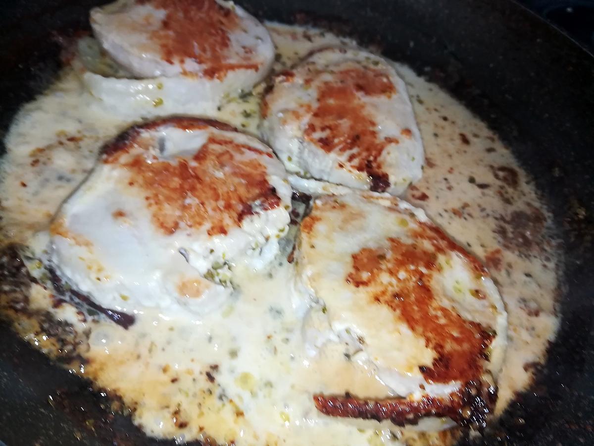 recette Tournedos de dinde sauce au parmesan