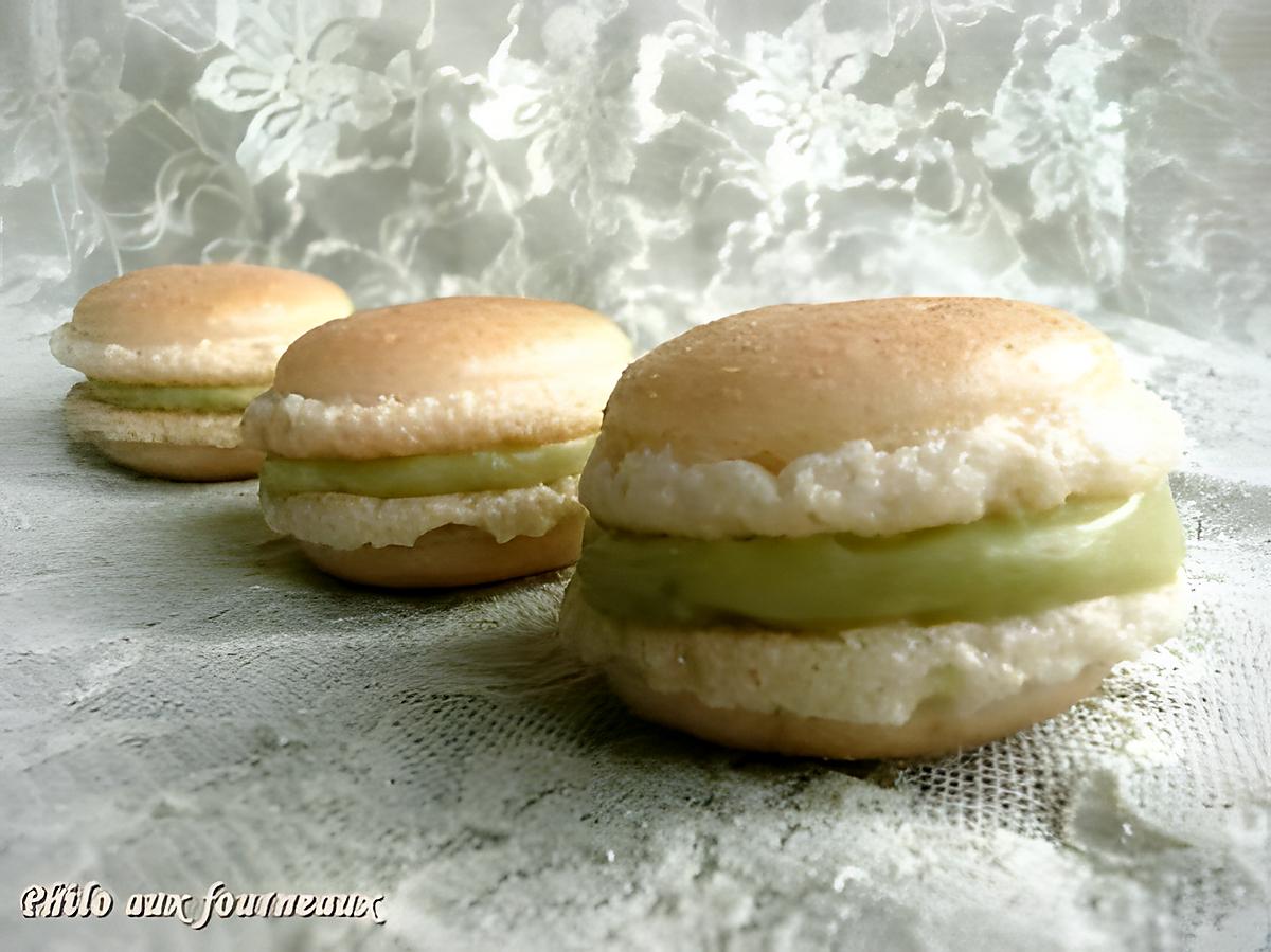 recette Macarons ganache au thé vert