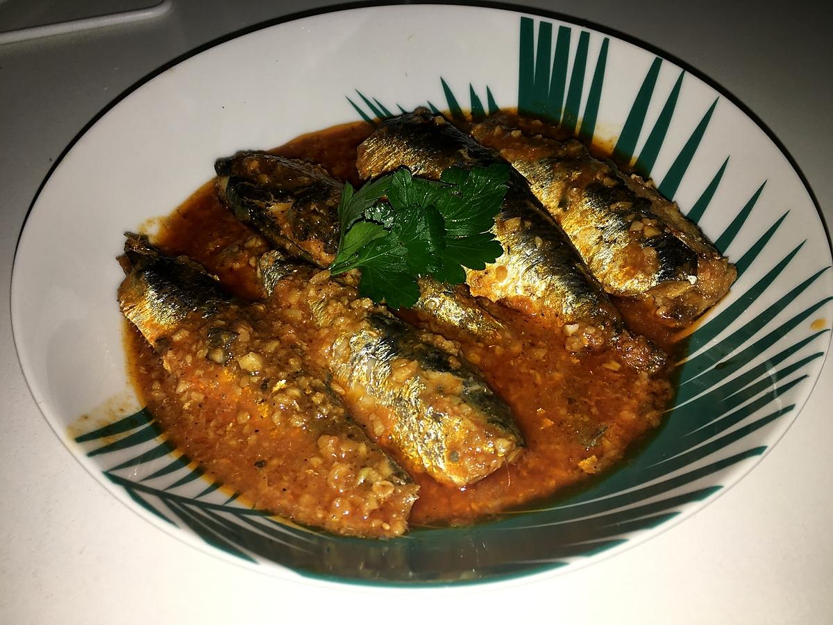 recette FILET DE SARDINES À LA POÊLE