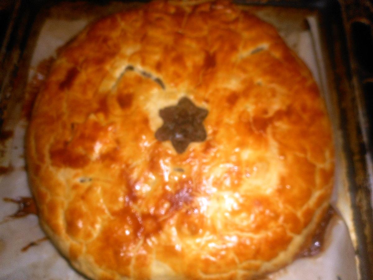 recette Tourte au boeuf et champignons