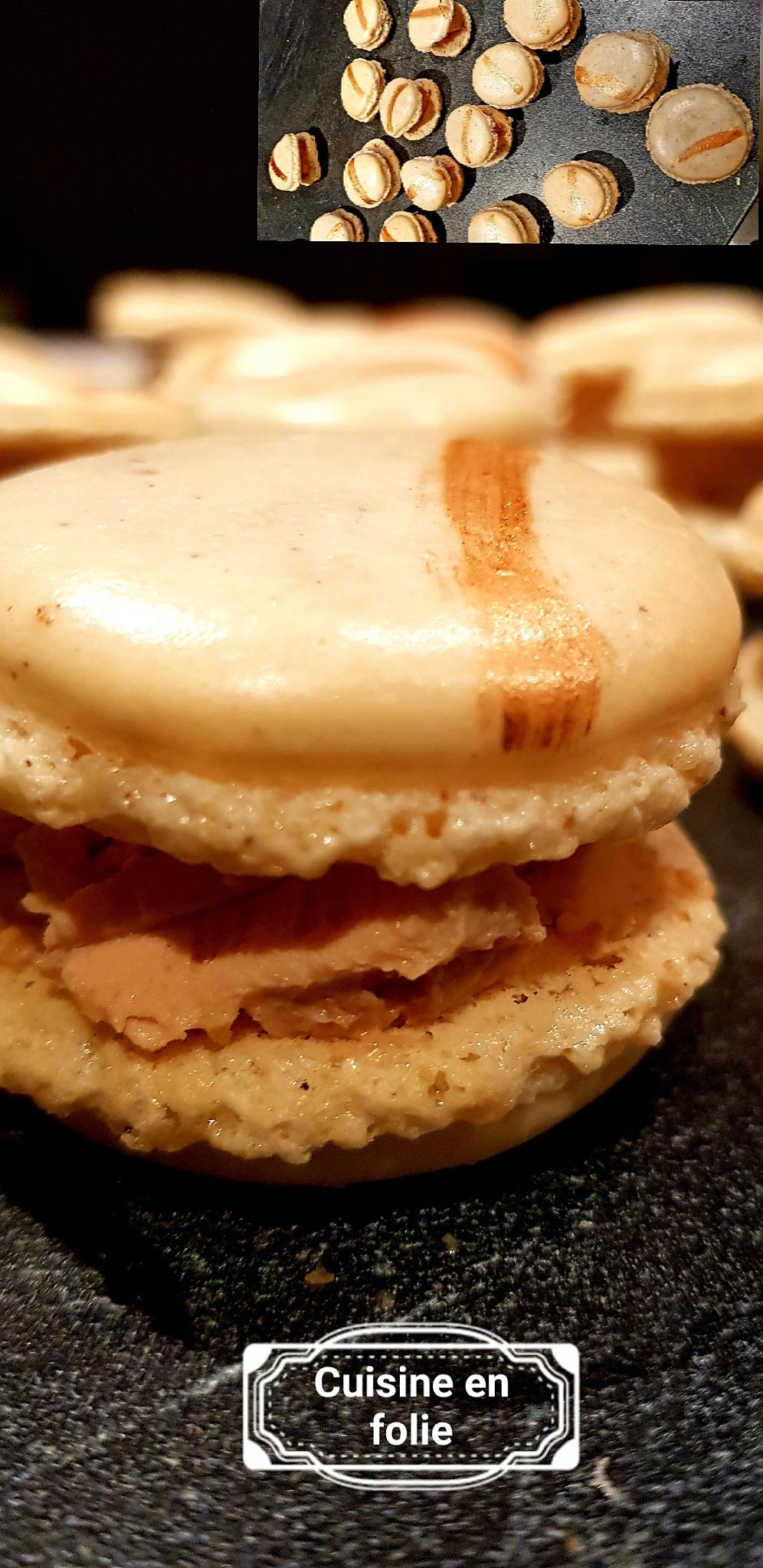 recette Macarons au foie gras