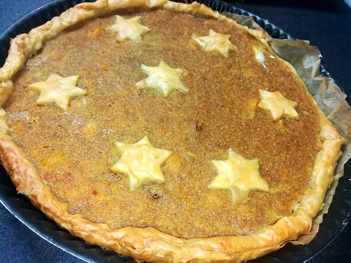 recette Tarte a la courge de Noël ( pumpkin pie)