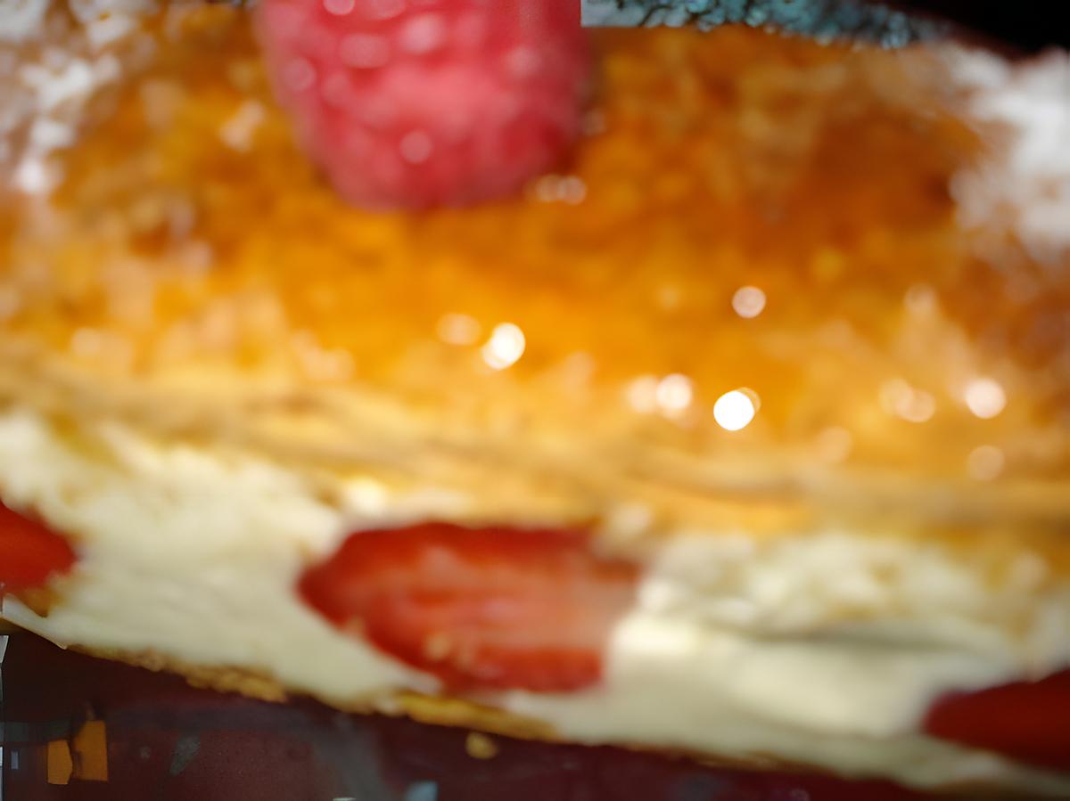 recette Mille-feuilles aux fraises(une recette de Cyril Lignac)