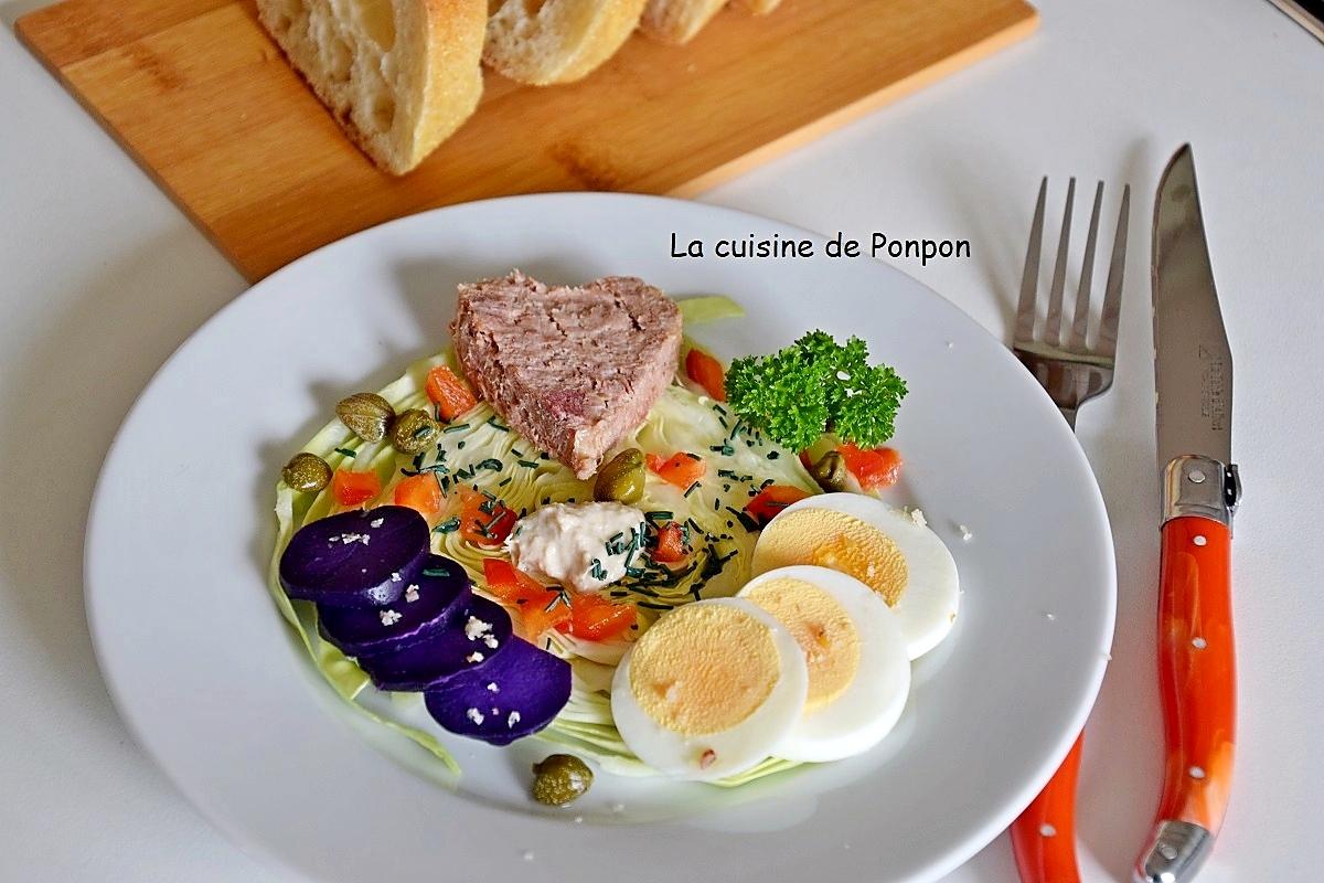 recette Une assiette froide toute colorée