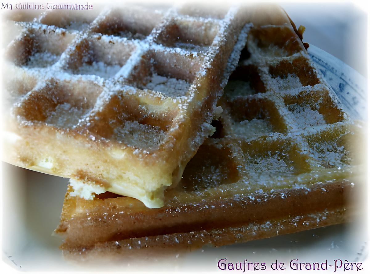 recette Gaufres de Grand-Père